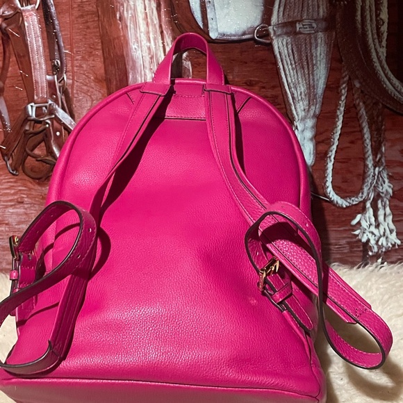 New Michael Kors pink leather backpack - Picture 10 of 11